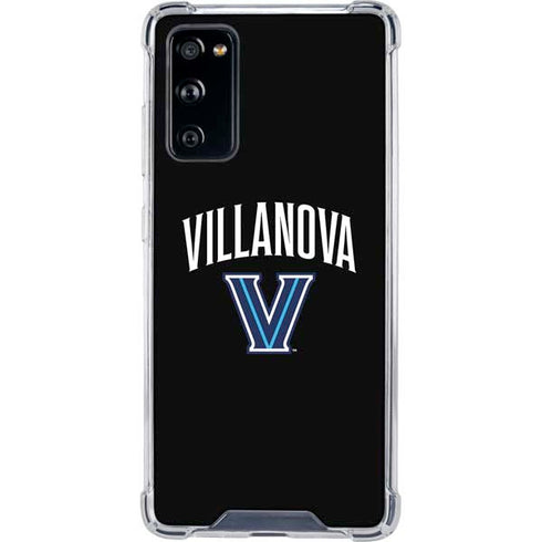 Villanova University V Black Galaxy S20 FE Clear Case